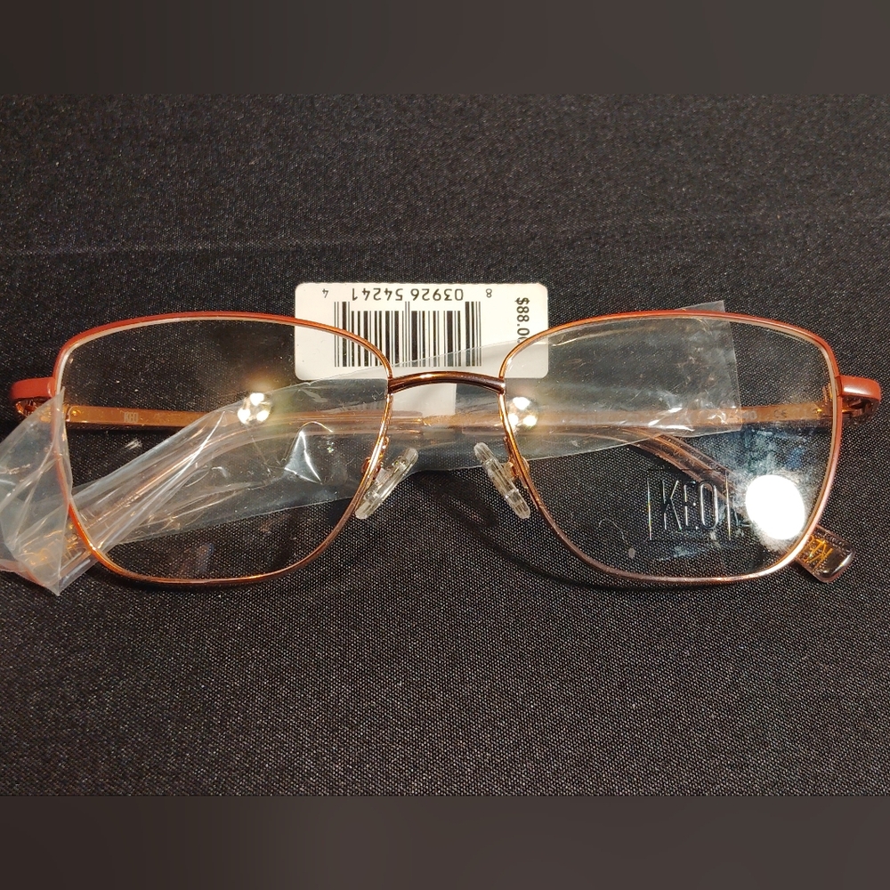 Elegant Copper-Toned Eyeglasses